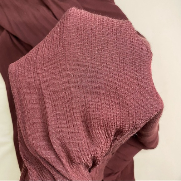 Witchery Maxi Shift Dress Size 8 Burgundy Red Relaxed Fit Spaghetti Strap - Picture 9 of 10